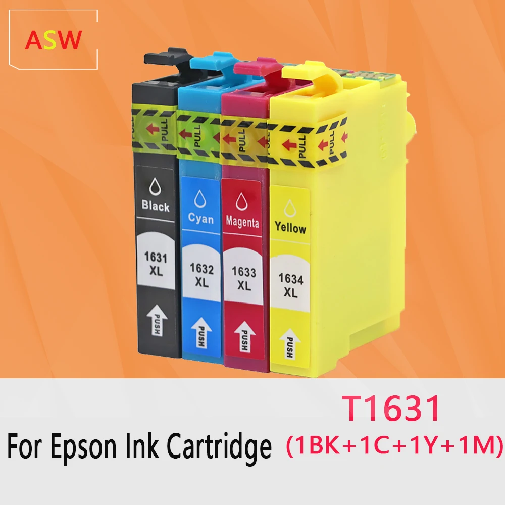 ASW 16XL Ink Cartridges Replacement for Epson 16 XL Compatible for Epson Workforce WF2630 WF2010 WF2510 W-2520 WF2530 WF2650 