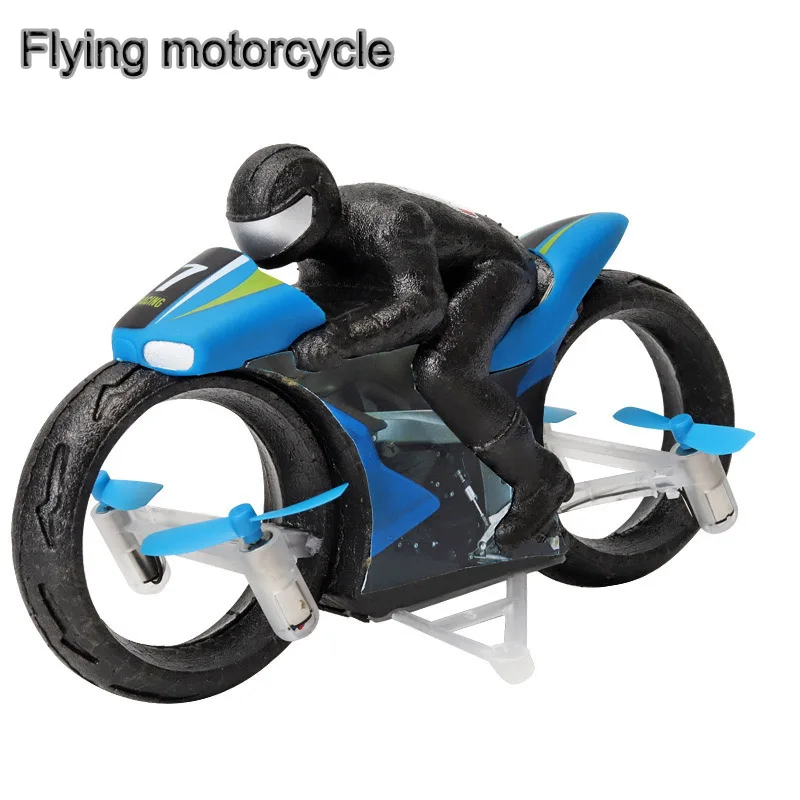 $21.99 RC Drone Flying Motorcycle drone Ground Flight Dual Mode Flying motorbike Remote Control Car quad