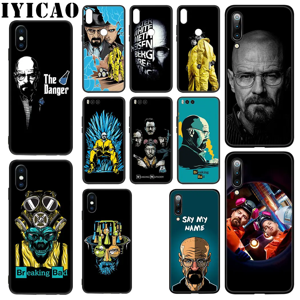 Мягкий чехол IYICAO Heisenberg Breaking Bad для Xiaomi Mi 10 9 8 A3 A2 9T Pro Lite A1 CC9 CC9E 5X 6X |