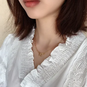 

Hollow butterfly choker necklace ins 925 sterling silver necklace ins niche minimalist neck chain for women gift