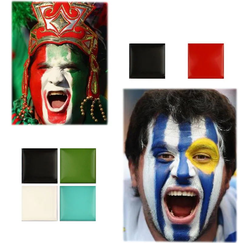 Pintura a Óleo da Arte do Corpo Conjunto de Maquiagem Corporal à Prova Dia das Bruxas Pintura Facial Efeitos Especiais Estágio Maquiagem Tatuagem Henna Falso Sangue Dwaterproof Água 12 High Quality Beleza e saúde