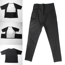 Newly Women Short Sleeve Tops/Long Pants Sport Fitness Sweating Clothes S66