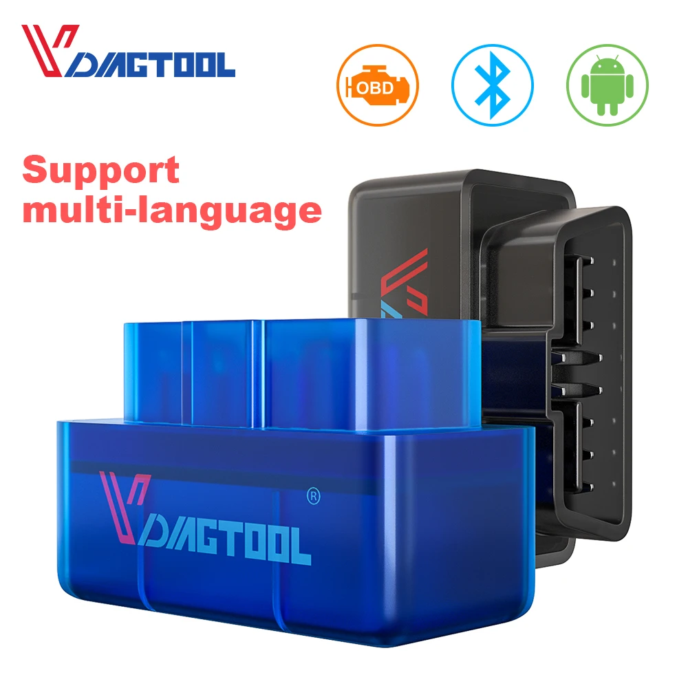 VDIAGTOOL ELM327 OBD2 автомобильный диагностический OBD сканер инструмент ELM 327 1 5/2 BT Wifi