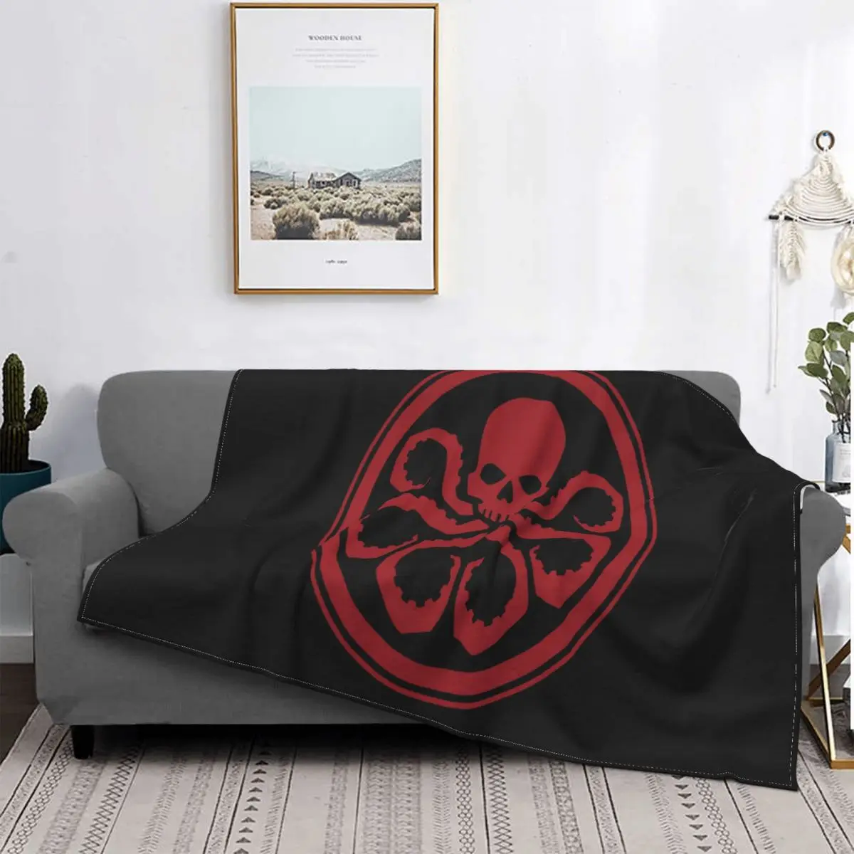 The агент Гидры Of Shield Manta para cama colcha manta a cuadros de muselina camas | Дом и сад