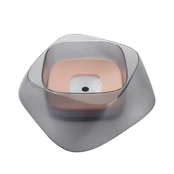 

Floating Hygienic Pet Water Bowl Easy Clean Slow Feeder Small Animals Anti Slip Dogs Cats No Spill Dispenser Portable Home