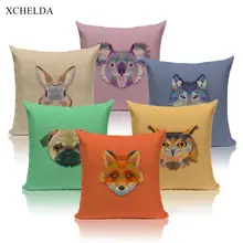 Cheap Cushion Cover Linen Geometric Animal Print Throw Pillow Case Fox Bunny Orange Yellow Sofa Car Seat Decorative Pillowcase 45x45 Cheap Cushion Cover Linen Geometric Animal Print Throw Pillow Case Fox Bunny Orange Yellow Sofa Car Seat Decorative Pillowcase 45x45