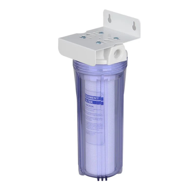 Питьевая вода фильтр Корпус 10-дюймовая шпилька для первого уровня воды очистители PPF фильтр предварительной очистки с трубные фитинги и RO ключ, дюймовый стандарт