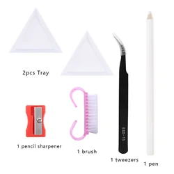 AB Crystal Rhinestone Set: 1250pcs 3D Glitter Nail & Craft Decoration Collection (Tool set)