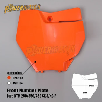 

Front Number Plate Name Plate Plastic Cover for KTM 250/350/450 SX-F/XC-F and 125/150 SX 16-17 Motocross Enduro Free Shipping