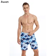 Летние пляжные шорты bunvel, новинка, модная мужская одежда для купания с рисунком акулы, купальный костюм, плавки для бассейна, трусы