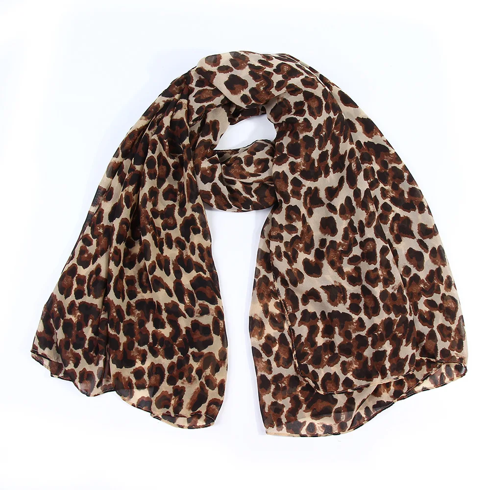 

2018 Autumn And Winter New Style Fashion Oversized Size Leopord Pattern Shawl Warm Scarf Manufacturers Direct Selling