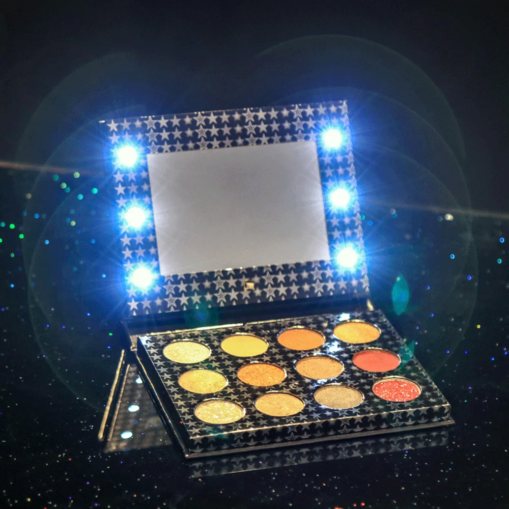 

12 Colors Eyeshadow Palette Makeup Waterproof Smoky Pearl Matte Shimmer Eye Shadow Sets Professional Eyeshadow Chrismas Gift