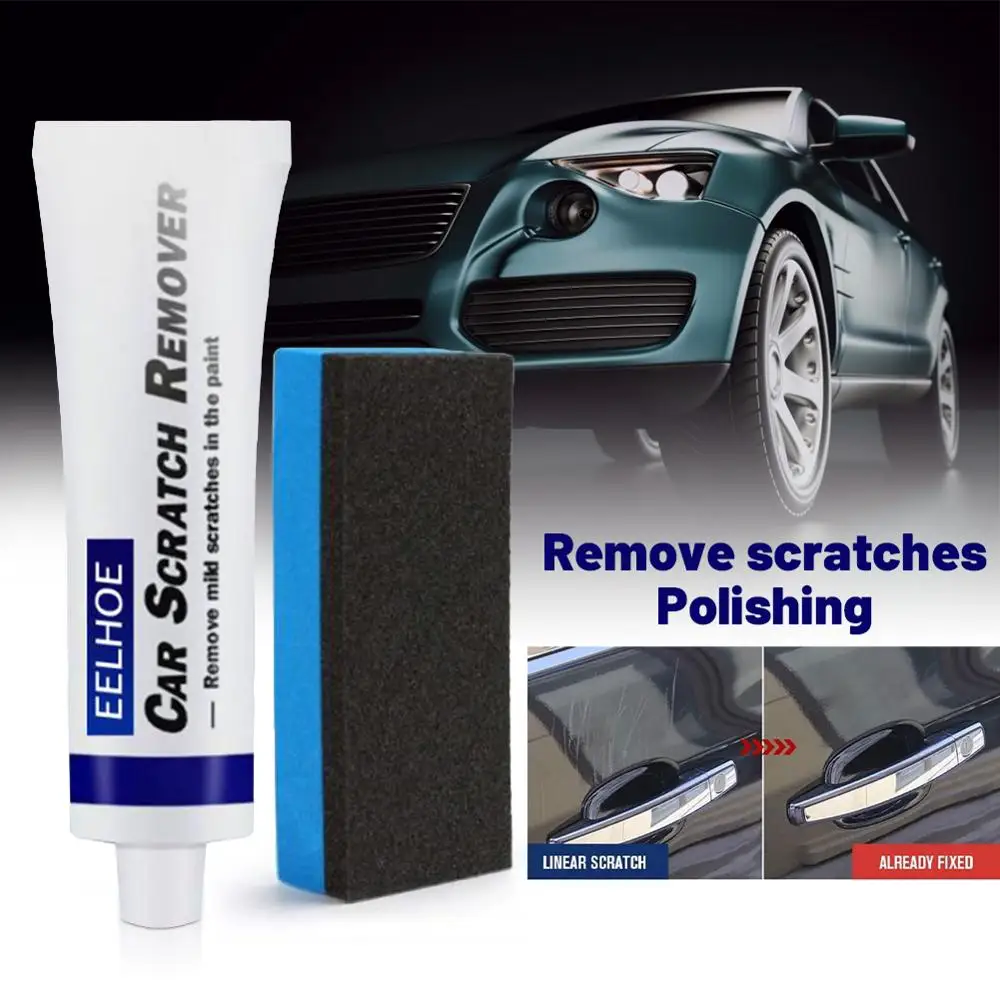 

Car Scratch Remover Kit Car Paint Scratch Repair Sponge Car Body Wax Paint Paste Set Scratch Paint Care Auto Polishing Grinding
