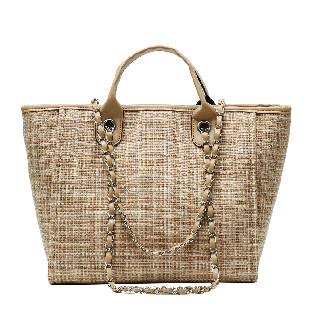 Nuevo bolso de mano para mujer, moderno bolso mano de nailon grandes cadenas, bolsos de hombro, bolso grande para mujer, bolso de compras|Cubos| - AliExpress