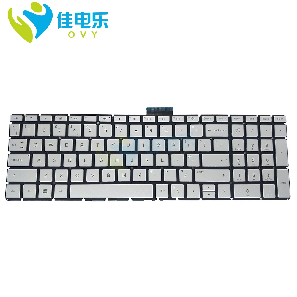 Новые английские запасные клавиатуры для HP 250 255 256 G6 15 T 15Z 15-BR-BS-BU-BW -BP015 TPN-C129 C130