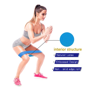 

4Pcs/Set Elastic Bands For Fitness Gum Resistance Bands Yoga Workout Sport Elastic Bands Rubber Training Exercise Equipments