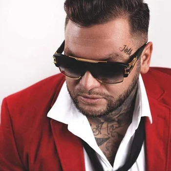 

2020 New Fashion Square Punk Sunglasses Women Men Luxury Brand Personality Vintage Sun Glasses Eyeglasses Oculos Lentes Gafas