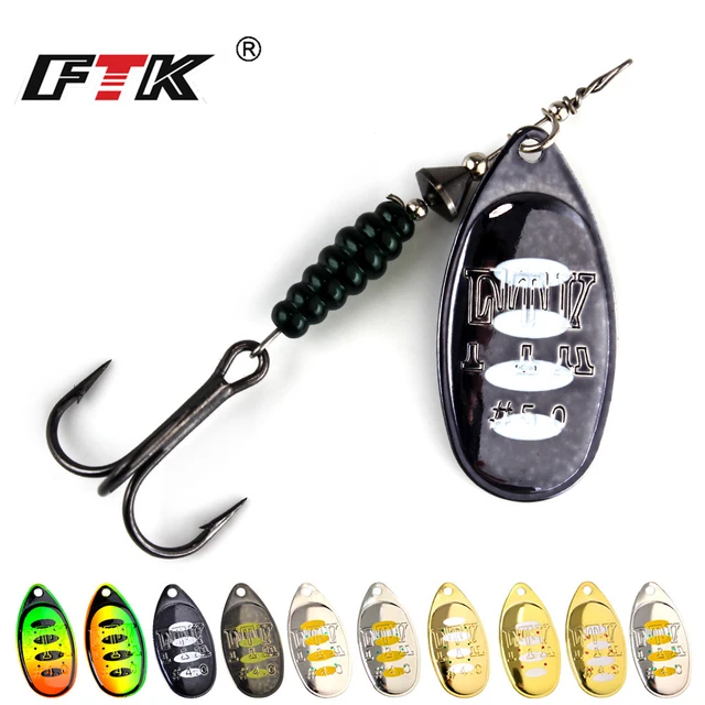 Spinner Bait Treble Hooks, Fishing Hard Lure Ftk