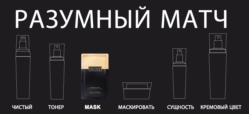 MECMOR добавка оживления розовое Сыворотки маска для лица 5 шт./компл. беременная женщина Годный к употреблению питьевой черная Золотая маска для лица с Бумага