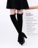 Women boot Faux Suede Women Over The Knee Boots Lace Up Sexy High Heels Shoes Woman Female Slim Thigh High Boots 2022 ► Photo 3/5