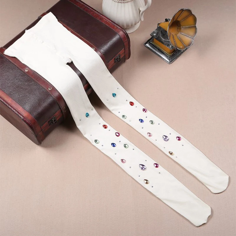 

New Arrival Rhinestone Panties Tights Women Slimming Pantyhose Thick Tights Stockings Winter Warm Medias De Mujer