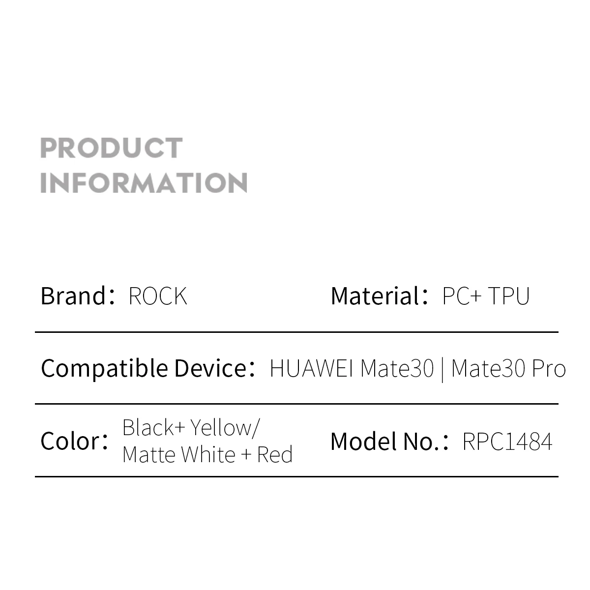 ROCK Guard Pro защитный чехол для телефона для huawei mate 30 Pro противоударный Улучшенная защита пуленепробиваемый стеклянный клей задняя крышка