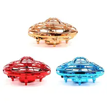 НЛО летающий шар игрушки Мини светодиодный Дрон Quad ручной RC самолет индукции левитации