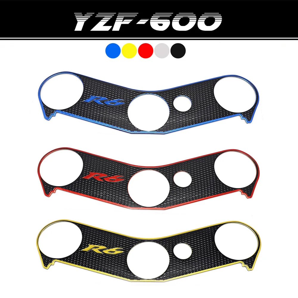 

For YAMAHA YZF R6 YZFR6 YZF-R6 Top Clamp Upper Front End Decal Motorcycle Sticker Pad Triple Tree Protection Printing Film R6