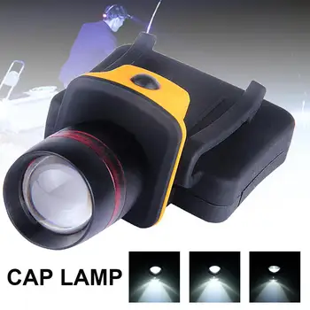 

Telescopic Zoom Headlight Cap Brim Clip Lamp Night Outdoor Light Flashlight It is very suitable for various outdoor activities