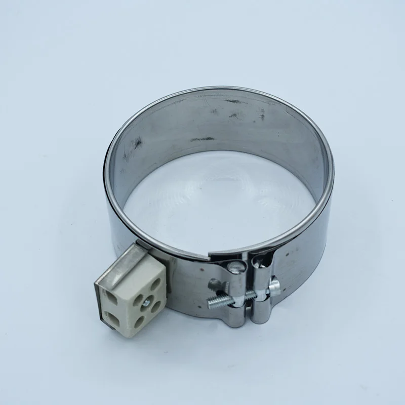 2pcs/Lot 220V 120mm Inside Dia. Mica Band Heater 40-120mm Height Stainless Steel Element for Plastic Injection Machine