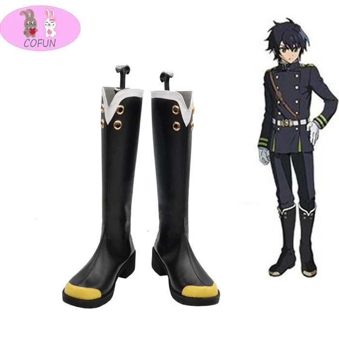 COFUN Серафим конца Yuichiro Hyakuya Owari no Seraph косплей сапоги обувь на заказ | Тематическая