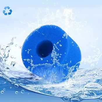 

2 Pcs/Set Swimming Pool Filter Sponge Washable Sponge Filter Convenient Design Reusable Easy To Use Foam Filter