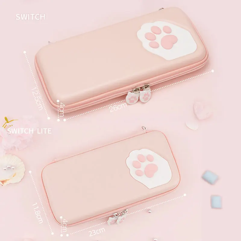 Чехол Nintendo Switch с кошачьими крапанами силиконовый Твердый чехол для Lite аксессуары