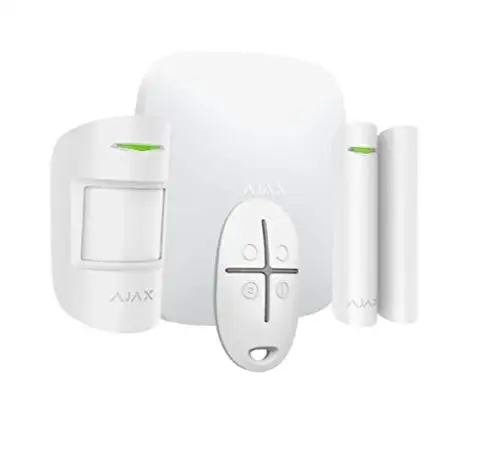 Kit Antifurto Allarme Casa Ajax Wireless Senza Fili Professionale Gsm Lan App 4G