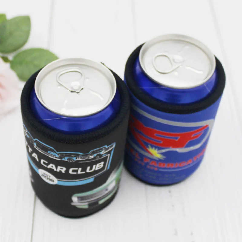 100pcs Neoprene Beer Cooler Sleeve Promotional Stubby Holders Stubbie For Business Can Holder Wedding Gifts Customised Coolers