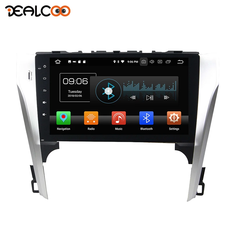 Dealcoo 2 Din Car Radio GPS Android Autoradio 2 Din Android Car Radio 2din Android Central Multimedia for Toyota Camry 2012 2013