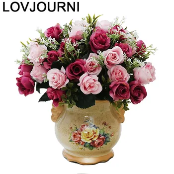 

Na Kwiaty Garden Deco Maison Jarrones Decorativos Moderno Vaso De Flor Home Decoration Accessories Modern Teraryum Flower Vase