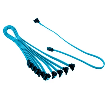 

5pcs 18" SATA 3.0 Cable SATA3 III 6GB/s Right Angle 90 Degree for HDD Hard Drive SATA III to Right Device Cables