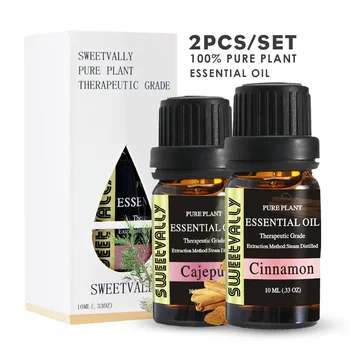 

2Pcs/Set Cinnamon & Cajeput Essential Oil Body Massage Essential Oil Relieve Body Stress Essential Oil For Fragrance Lamp