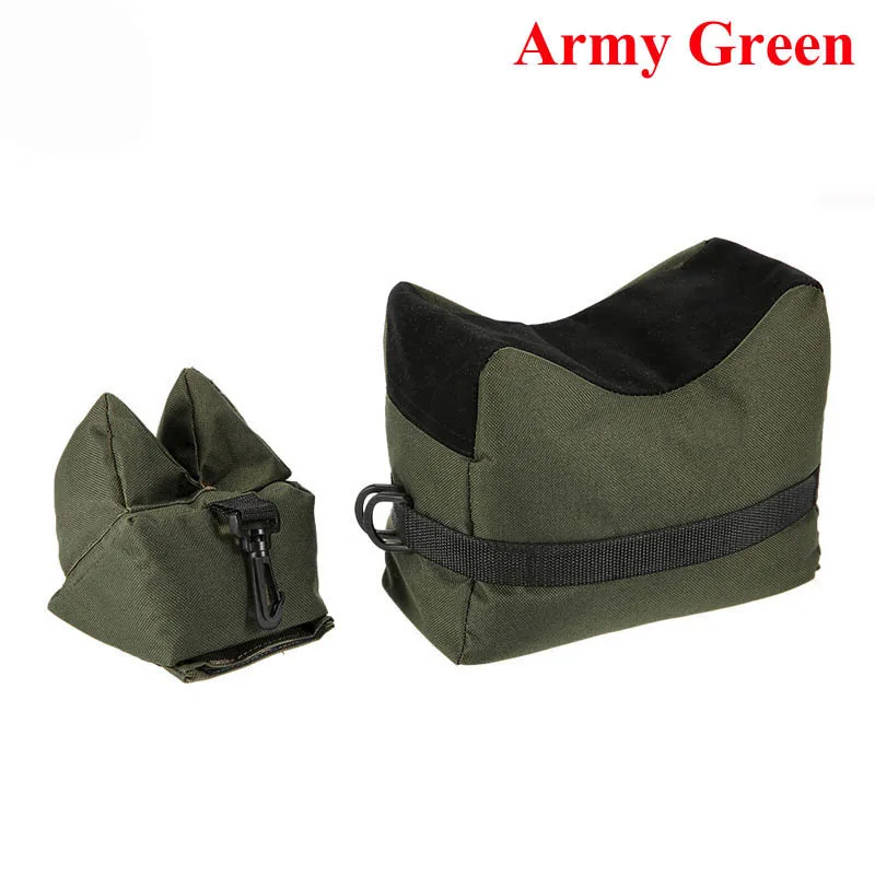 Тактическая снайперская сумка для стрельбы, передняя, задняя Сумка, подставка для мишени, подставка для винтовки, Сумка с песком, скамейка, аксессуары для охоты на открытом воздухе, сумка - Цвет: Army Green