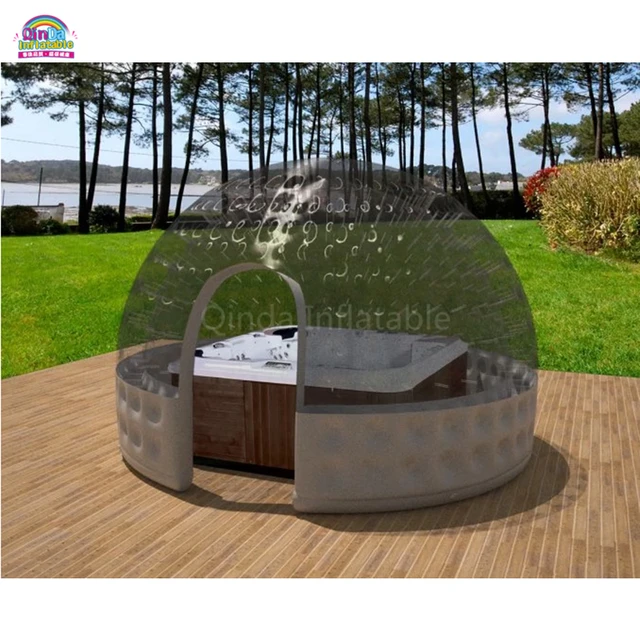 Bubble Inflatable Hot Tub Spa Solar Dome Cover Tent Structure - Toy Tents -  AliExpress