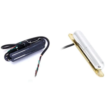 

1 Set Tube Pickup Guitar Single Coil Pickup & 1 Pcs ST Electric Guitar Pickups Double Track Bridge Small Pickups
