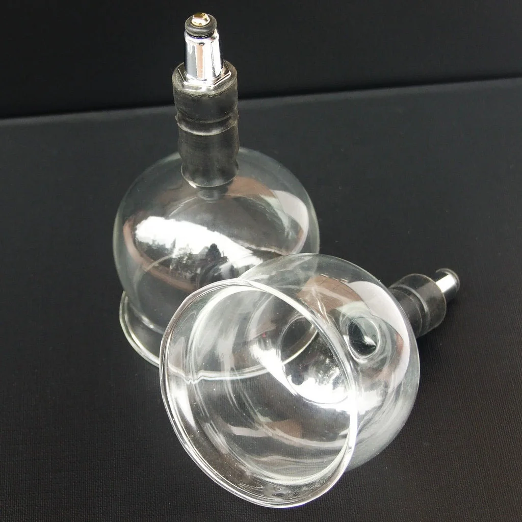 NEW Length Mouth Vacuum Glass Cupping Device Hijama Cups Beauty Glass Cupping 14 Pcs Set 4