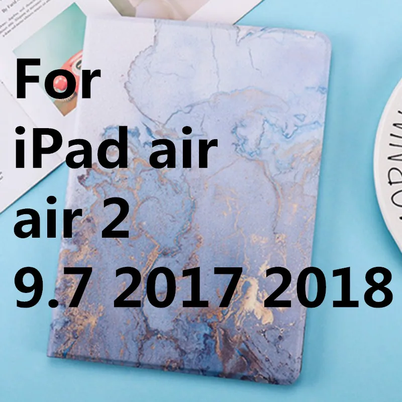 Тонкий чехол для iPad чехол 9,7 принципиально чехол для iPad Air 1 Air 2 iPad 2/3/4 чехол для iPad mini 1 2 3 4 5 Планшеты Жесткие ПК-Чехлы - Цвет: blue