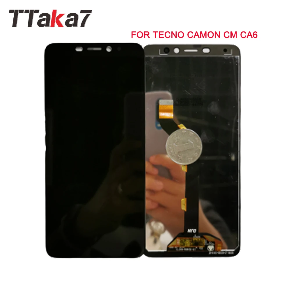 

For Tecno Camon CM CA6 LCD Display with Touch Screen Glass Digitizer Assembly For Tecno CA6 LCD Display Tested Free shipping
