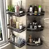 Bathroom Shelves No-drill Wall Mount Corner Shelf Shower Storage Rack Holder for WC Shampoo Organizer Bathroom Accessories 2