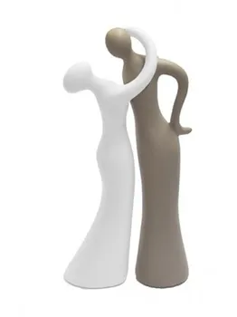 

Statue Union White Ceramic AND Turtledove Villa Altachiara 30 cm