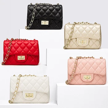 

Mini bag 2020 new trendy wild small fragrant wind chain bag ins Lingge female bag shoulder messenger bag