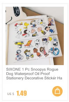 SIXONE 4 шт. Ins милый лаконичный стикер Клейкая наклейка бумажный пакет многоцветная декоративная наклейка реквизит для фотосессии DIY канцелярские наклейки