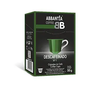 

120 Cápsulas de café Descafeinado Abbantia compatible con Nespresso